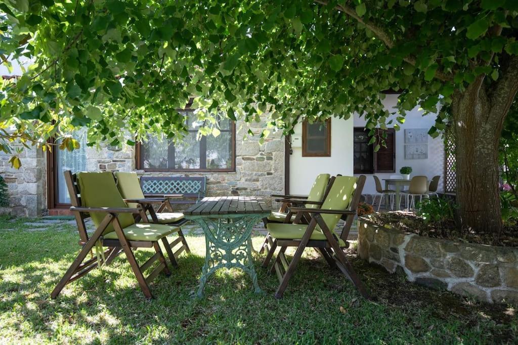 Traditionelles Appartement Athos Shadow Am Meer Paralia Sikias Esterno foto