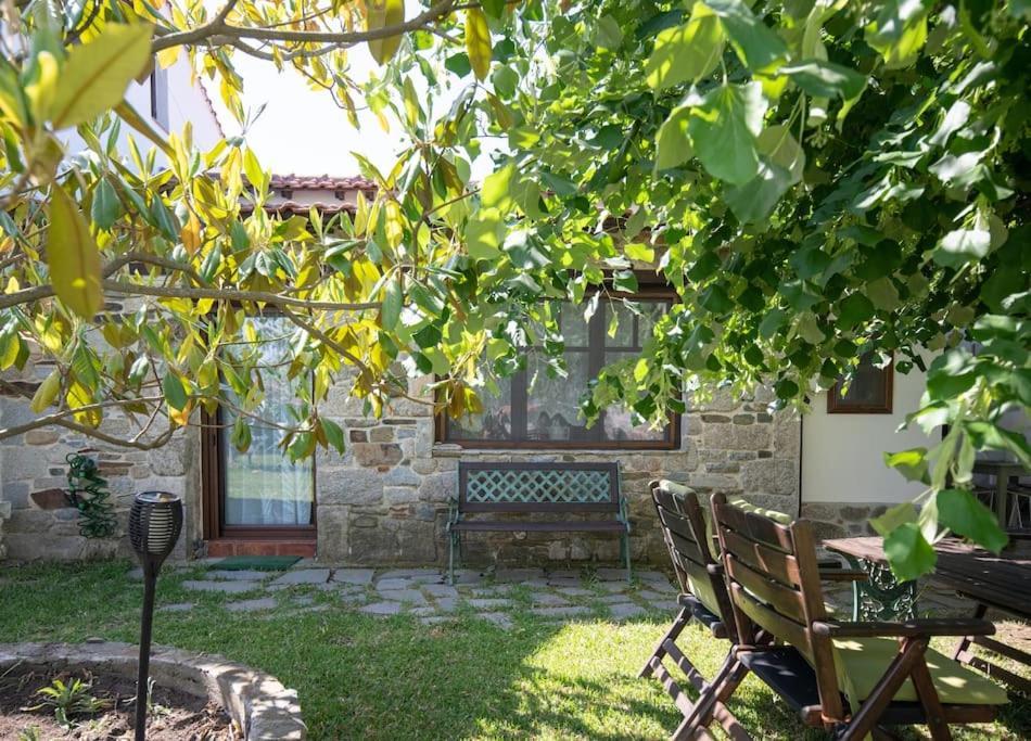 Traditionelles Appartement Athos Shadow Am Meer Paralia Sikias Esterno foto